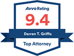 Darren Griffis Avvo Rated 9.4 Top Attorney